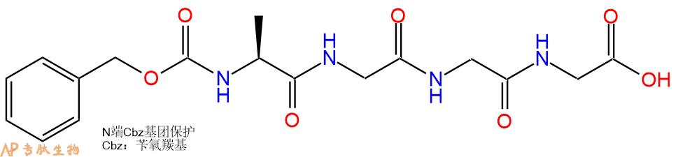 专肽生物产品四肽Cbz-Ala-Gly-Gly-Gly37691-10-4