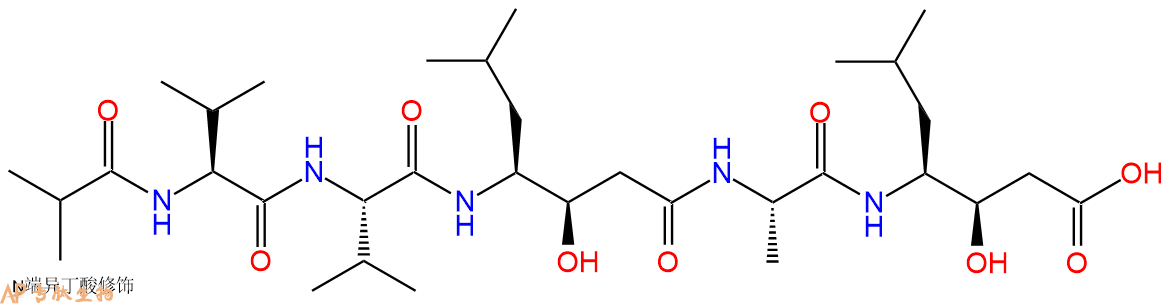 专肽生物产品胃酶抑素\抑肽素\胃蛋白酶抑制剂、Pepstatin A26305-03-3