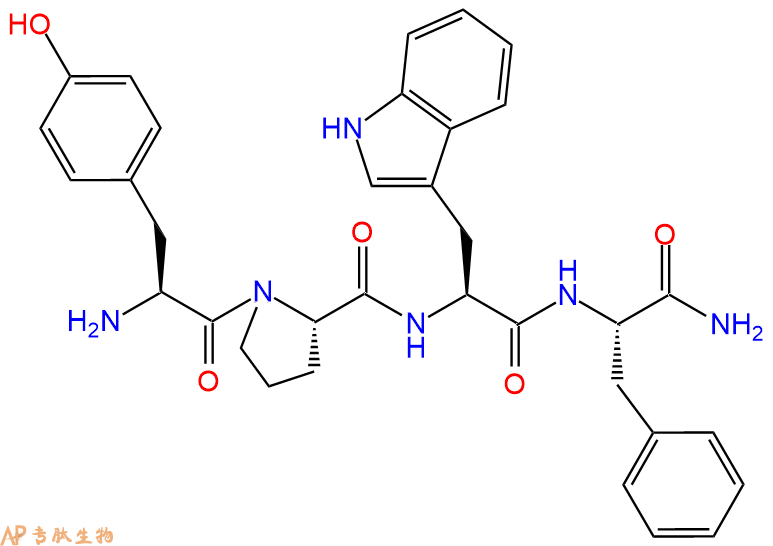 专肽生物产品内吗啡肽 1、Endomorphin 1189388-22-5