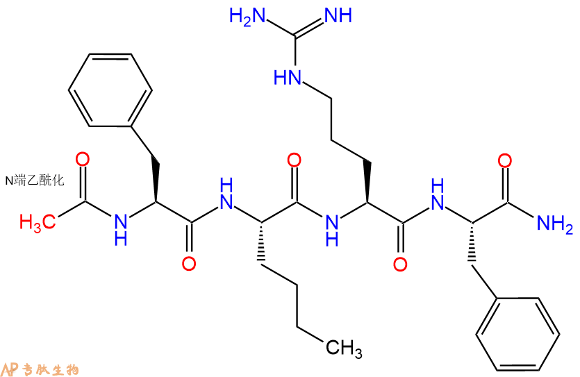 专肽生物产品四肽Ac-Phe-Nle-Arg-Phe-NH283903-28-0