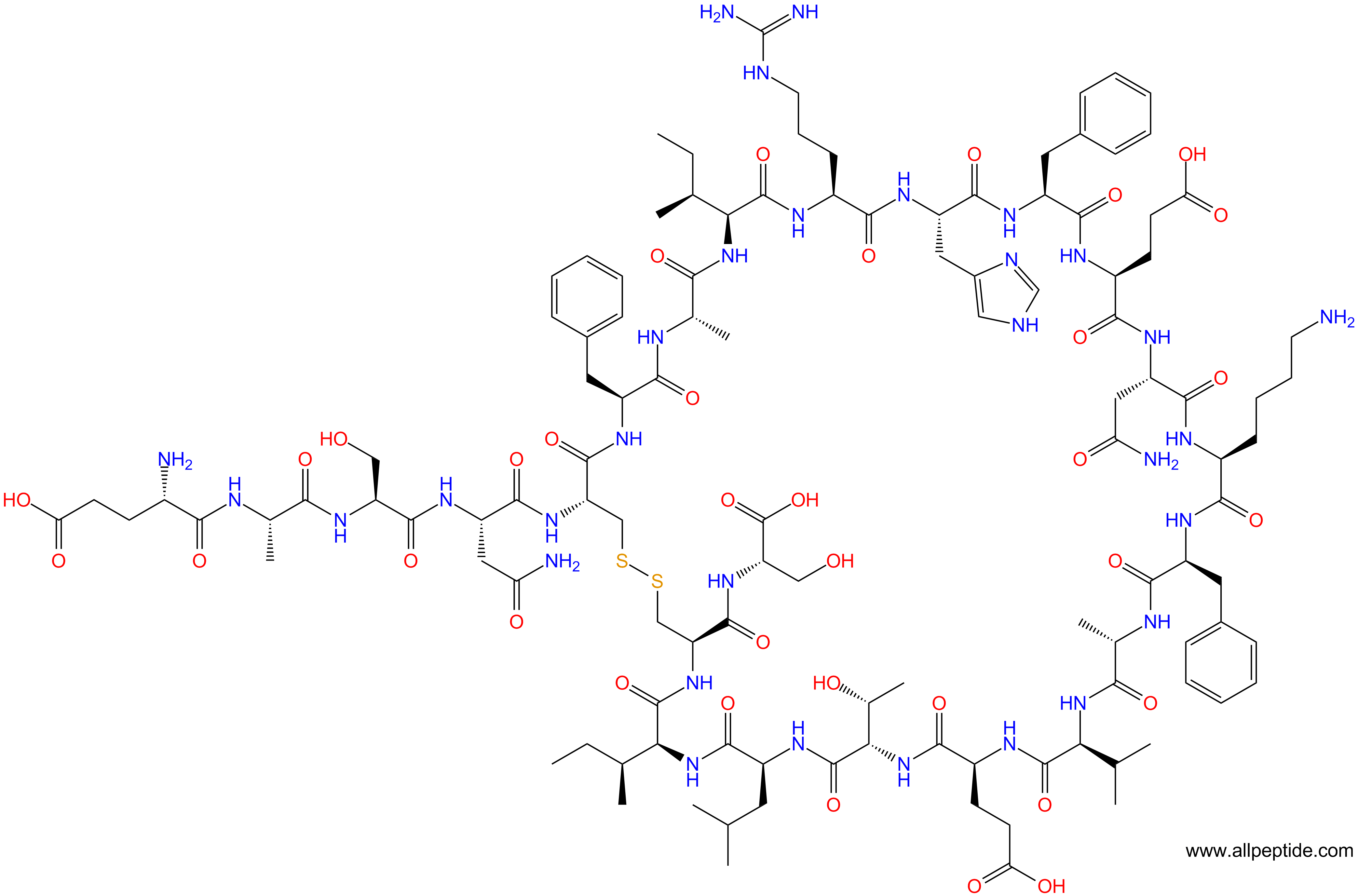 专肽生物产品淀粉肽Amyloid BRI Protein (1-23)717122-86-6