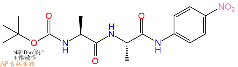 专肽生物产品二肽Boc-Ala-Ala-对硝基苯胺50439-35-5