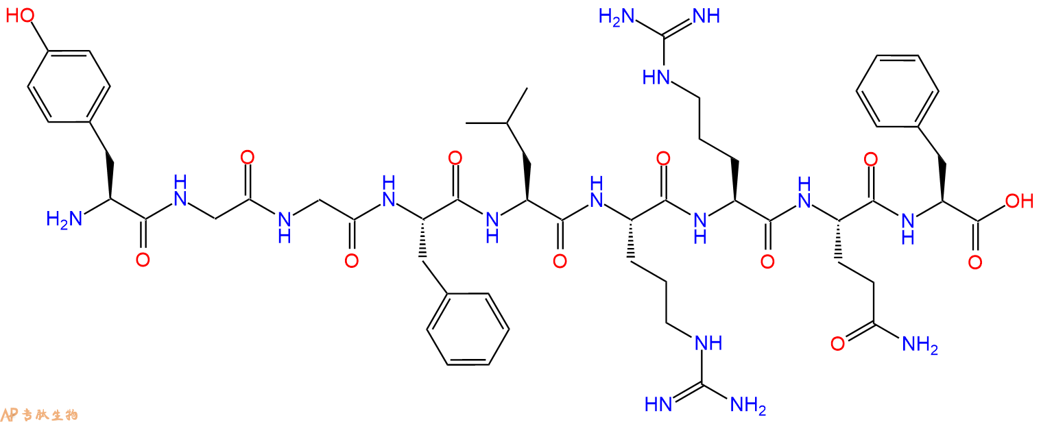 专肽生物产品强啡肽B(1-9)、Dynorphin B(1-9)126050-26-8