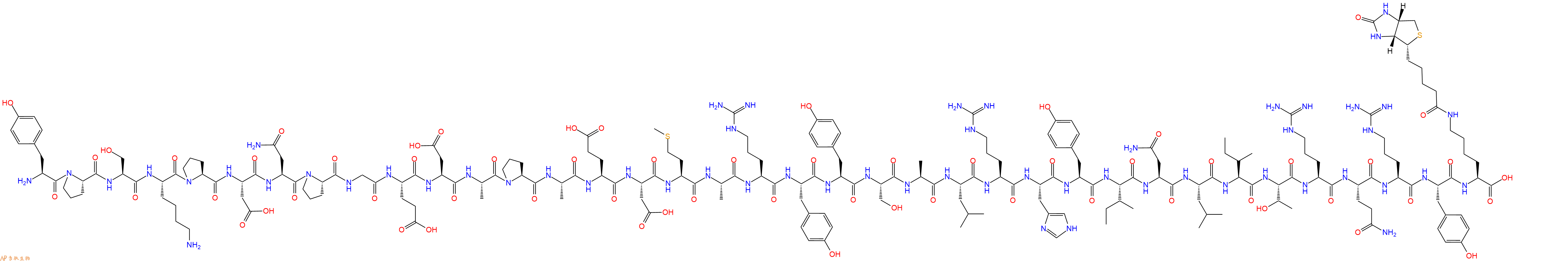 专肽生物产品神经肽Y Neuro Peptide Y-Lys(Biotin)humanrat1927927-12-5