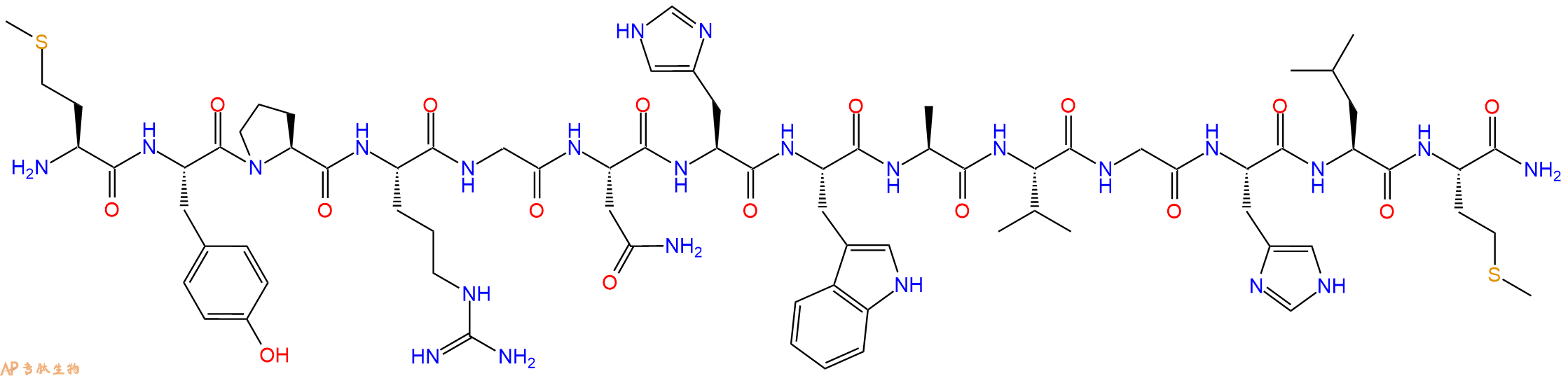 专肽生物产品胃泌素Gastrin Releasing Peptide (14-27), porcine, hum81608-29-9
