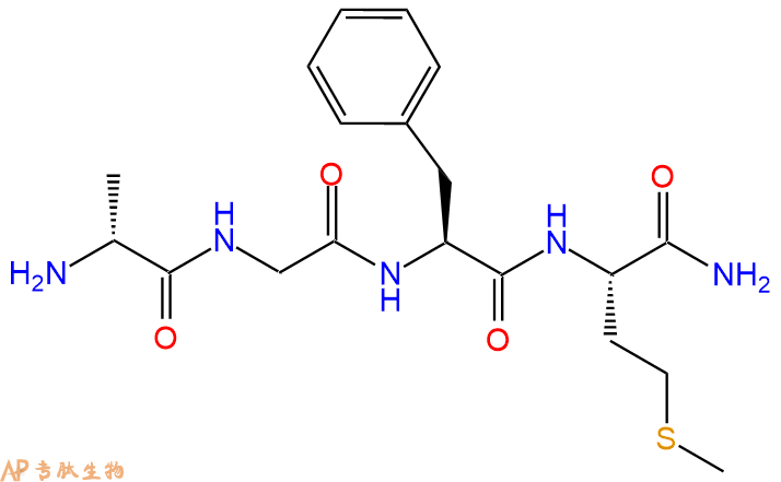 专肽生物产品四肽DAla-Gly-Phe-Met-NH2100929-65-5