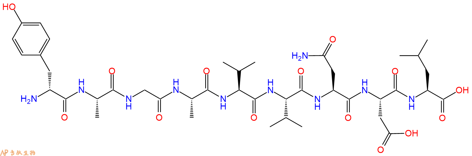 专肽生物产品九肽DTyr-AGAVVNDL112208-41-0