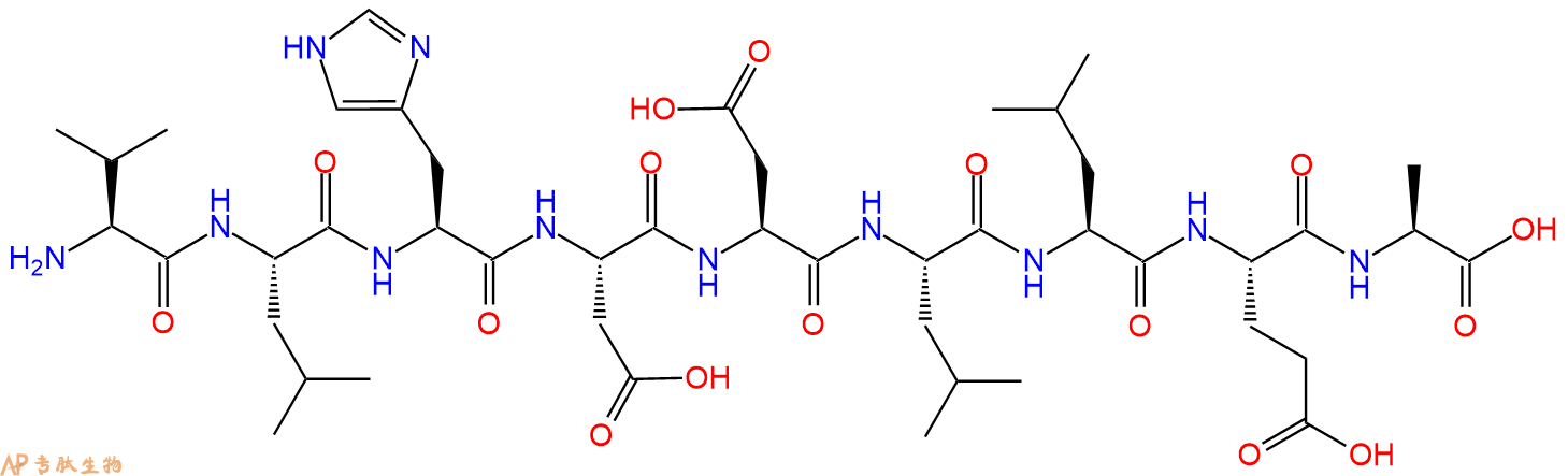专肽生物产品H-Val-Leu-His-Asp-Asp-Leu-Leu-Glu-Ala-OH204931-32-8
