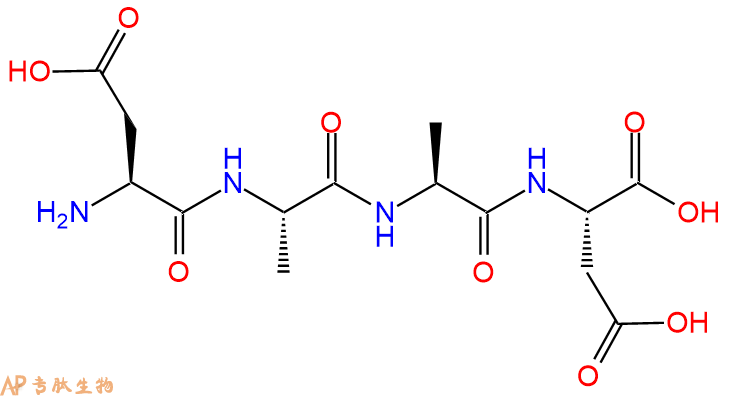 专肽生物产品四肽Asp-Ala-Ala-Asp137506-07-1