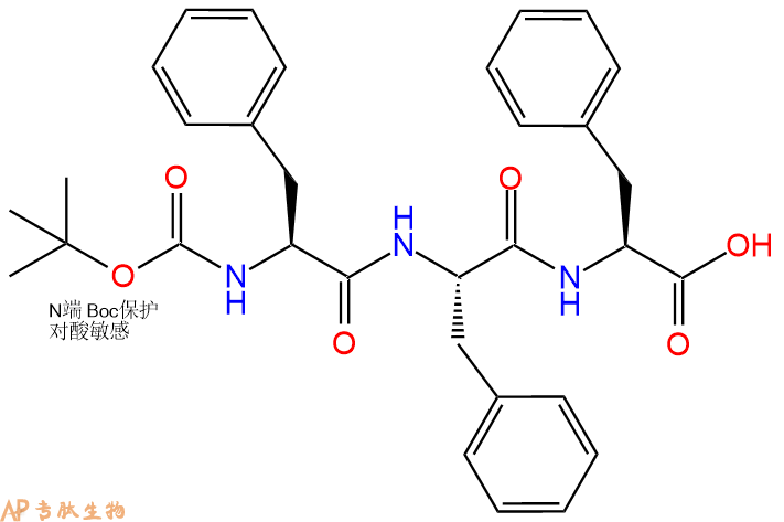 专肽生物产品三肽Boc-Phe-Phe-Phe108456-12-8