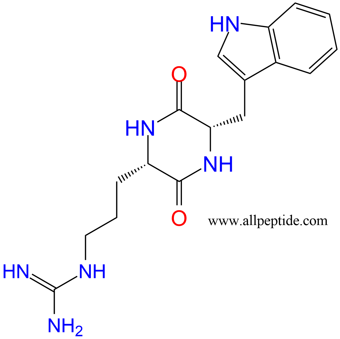 专肽生物产品环二肽cyclo(Arg-Trp)