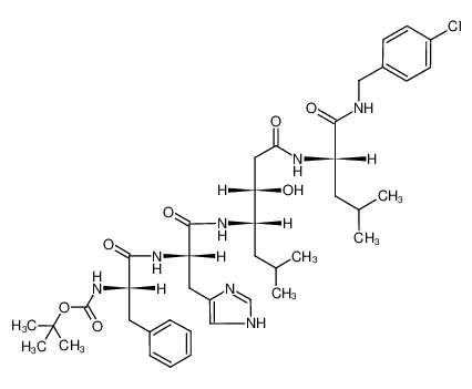 专肽生物产品Boc-Phe-His-Sta-Leu-p-chlorobenzylamide109585-13-9