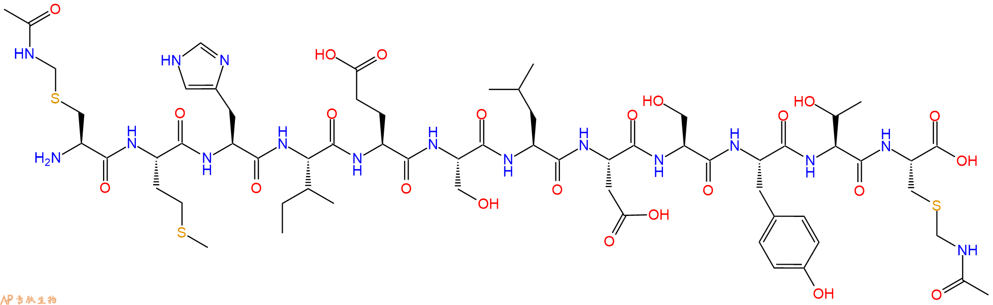 专肽生物产品[Cys: Acm20,31] Epidermal Growth Factor: 20-3189991-90-2