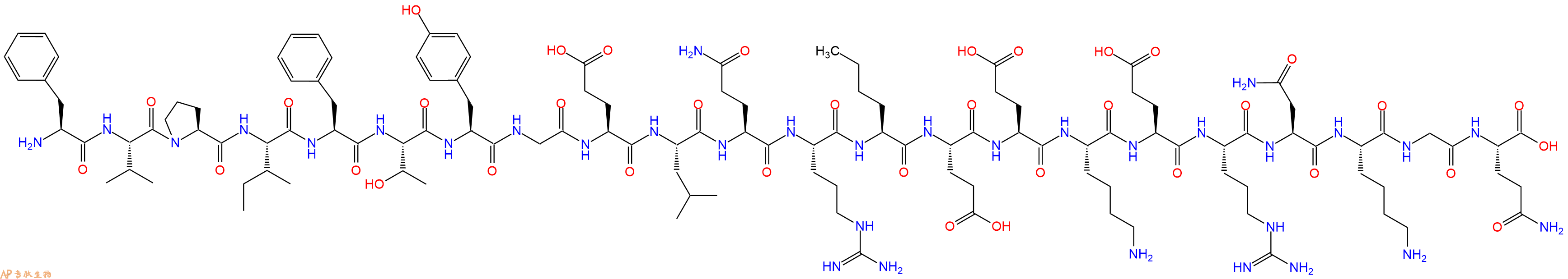 专肽生物产品胃动素(Nle13, Glu14)Motilin, human, porcine50881-15-7