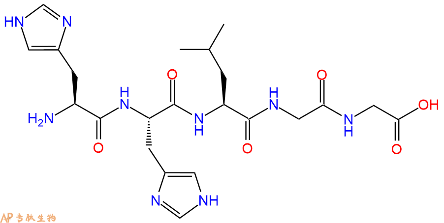 162559-25-3,五肽his-his-leu-gly-gly,h2n-his-his-leu-gly-