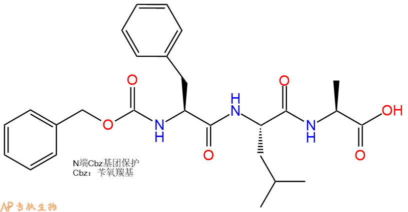 专肽生物产品三肽Z-PHE-LEU-ALA-OH24955-29-1