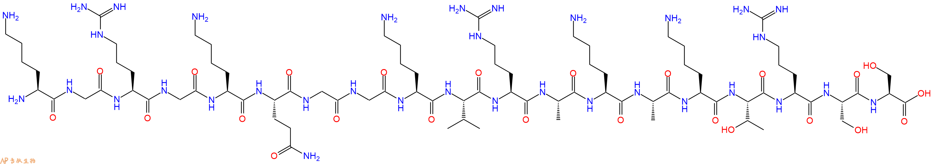 专肽生物产品鲶鱼抗菌肽 I, Parasin I219552-69-9