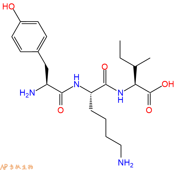 专肽生物产品三肽Tyr-Lys-Ile