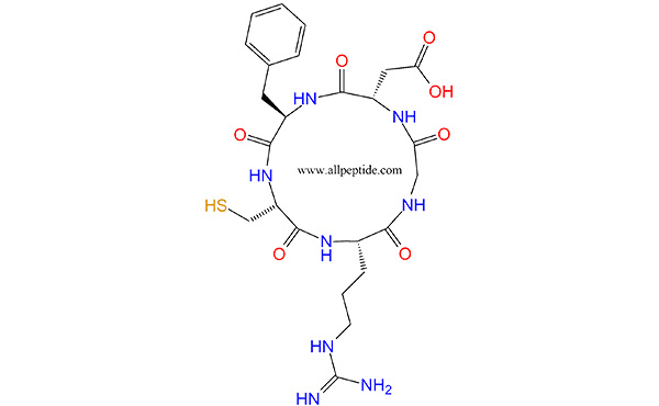 专肽生物产品c(RGD)环肽：c(RGDfC)、c(RGD-DPhe-C)、cyclo(RGDfC)、cyclo(RGD-DPhe-C)862772-11-0/2171504-31-5