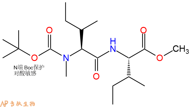 专肽生物产品二肽Boc-(NMe)Ile-Ile-甲酯化817204-19-6