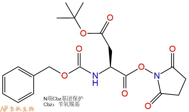 专肽生物产品Cbz-Asp(OtBu)-Osu3338-32-7/100197-25-9