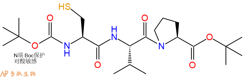专肽生物产品三肽Boc-Cys-Val-Pro-OtBu569341-24-8