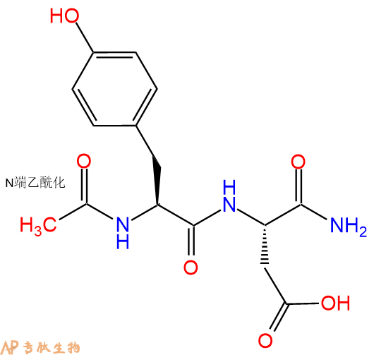 专肽生物产品二肽Ac-Tyr-Asp-NH2