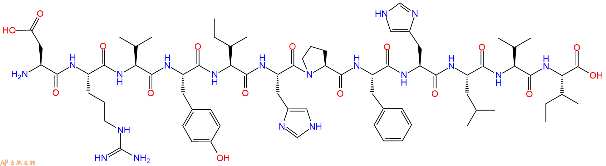 专肽生物产品血管紧张素Angiotensin (1-12) (human)136865-09-3