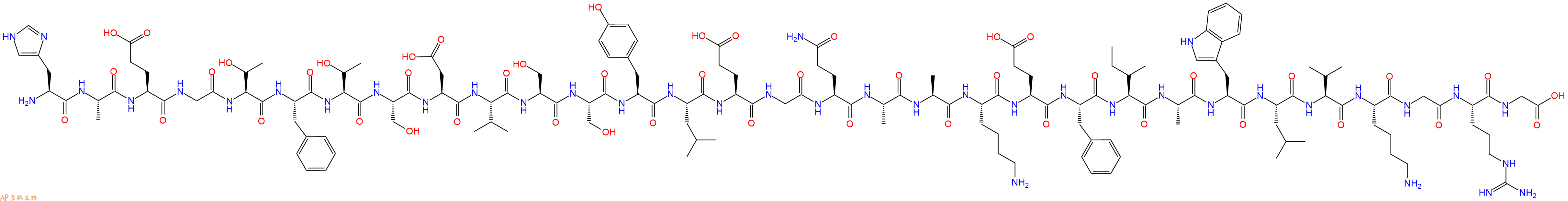 专肽生物产品醋酸人胰高血糖素样肽-1、GLP-1(7-37) Acetate1450806-98-0/1119517-19-9/106612-94-6