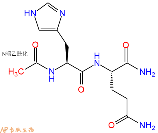 专肽生物产品二肽Ac-His-Gln-NH2
