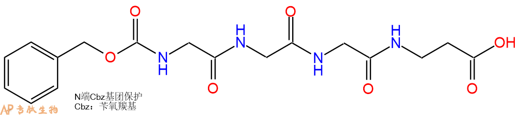 专肽生物产品四肽Cbz-Gly-Gly-Gly-βAla39538-05-1