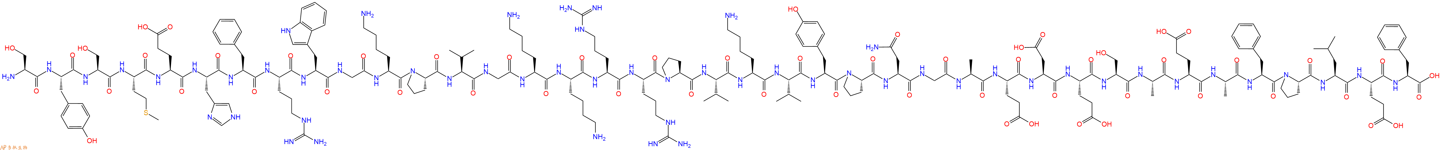 专肽生物产品促肾上腺皮质激素ACTH(1-39), human、丝拉克肽、Seractide12279-41-3