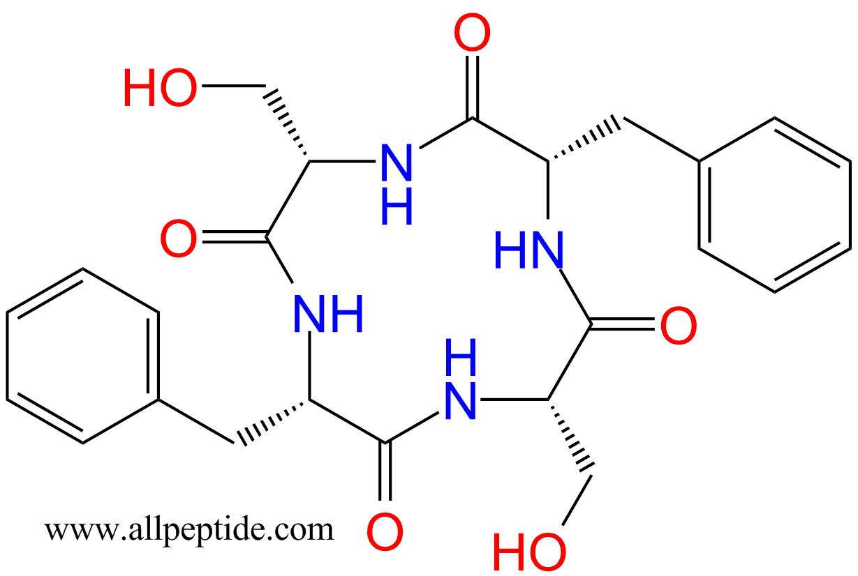 专肽生物产品环四肽cyclo[Phe-Ser-Phe-Ser]1235394-80-5