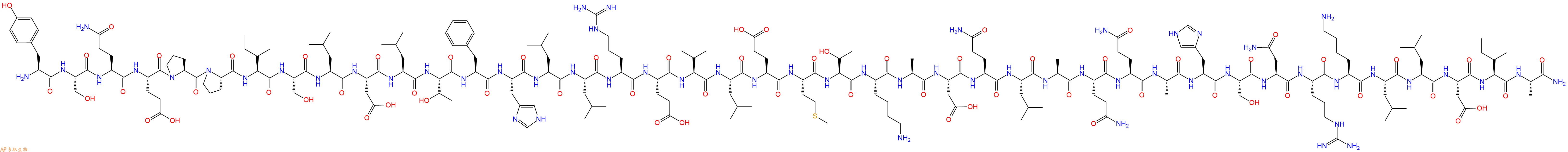 专肽生物产品[Tyr0] - Corticotropin Releasing Factor, [Tyr0] - CRF, ovine83930-34-1