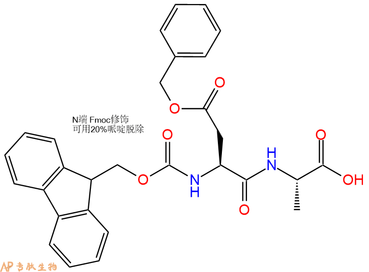 专肽生物产品二肽Fmoc-Asp(oBzl)-Ala169393-80-0