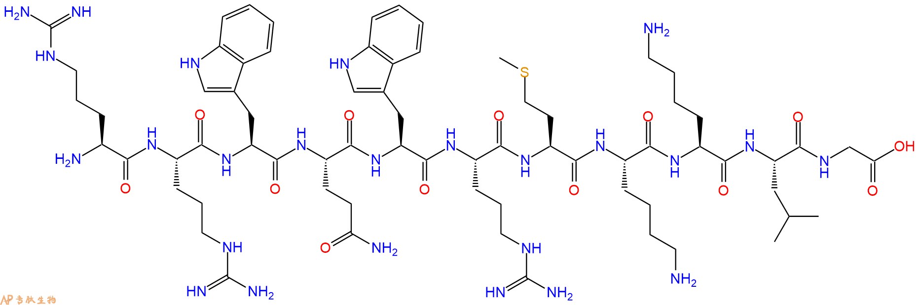 专肽生物产品Lactoferricin, bovine, (BLFC)183476-25-7