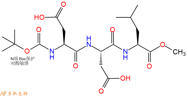 专肽生物产品三肽Boc-Asp-Asp-Leu--甲酯化72903-37-8