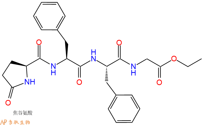 专肽生物产品三肽pGlu-Phe-Phe-Gly-乙酯化62307-62-4