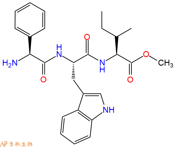 专肽生物产品三肽Phg-Trp-Ile--甲酯化1467040-26-1