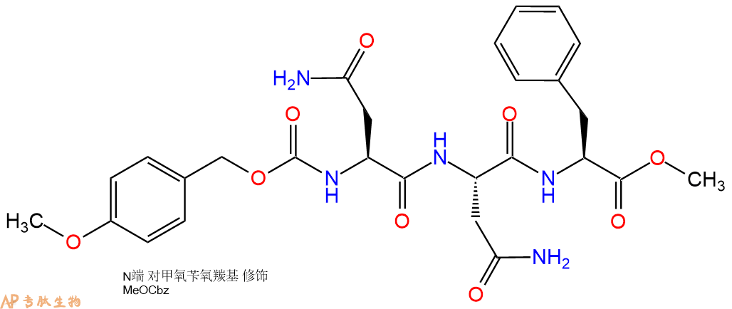 专肽生物产品三肽Z(OMe)-Asn-Asn-Phe--甲酯化53049-21-1