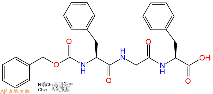 专肽生物产品三肽Cbz-Phe-Gly-Phe6687-22-5