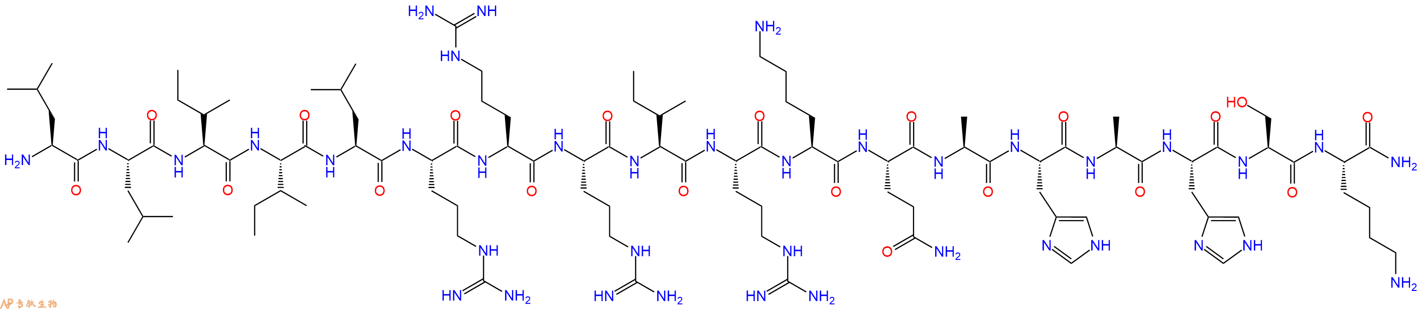 专肽生物产品细胞穿膜肽pVEC