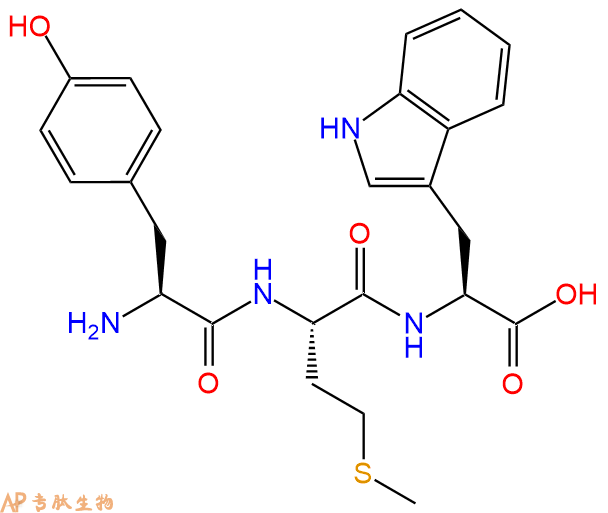 专肽生物产品三肽Tyr-Met-Trp