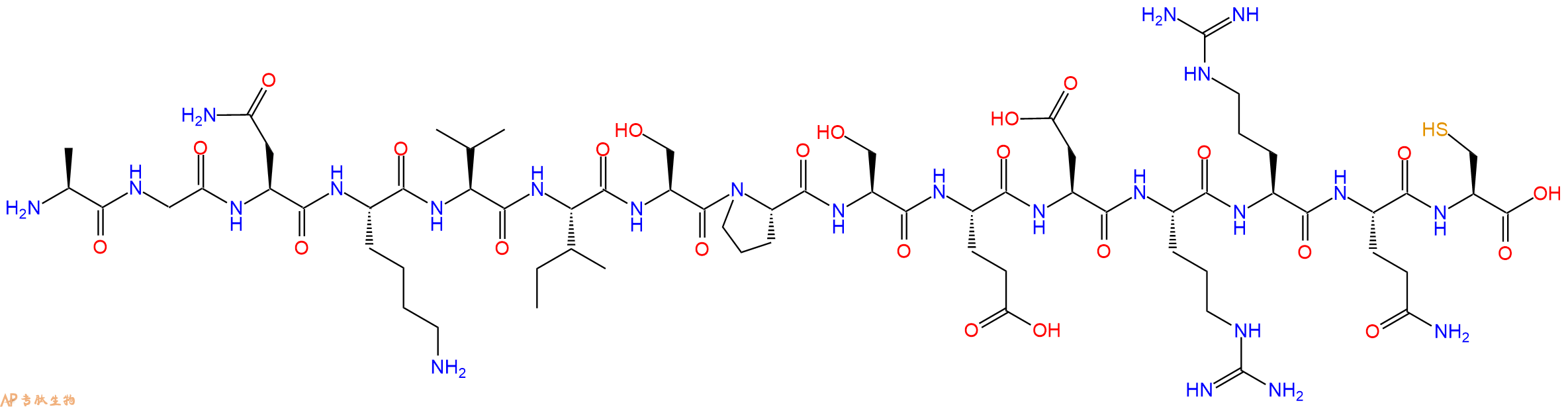 专肽生物产品蛋白激酶C片段 Protein Kinase C(alpha) Peptide159939-84-1