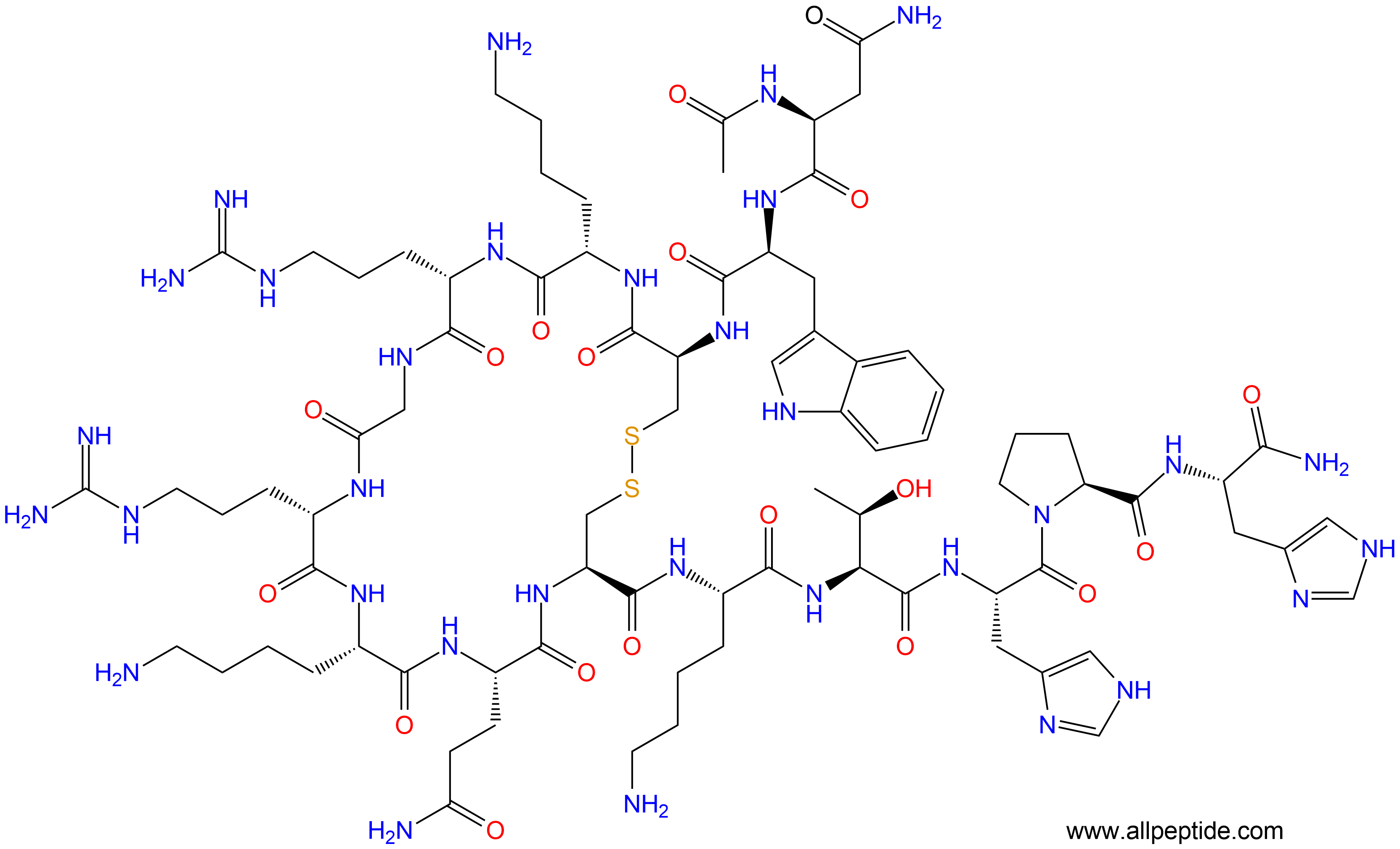 专肽生物产品淀粉肽Acetyl-Amyloid β/A4 Protein Precursor₇₇₀ (96-110)289634-54-4