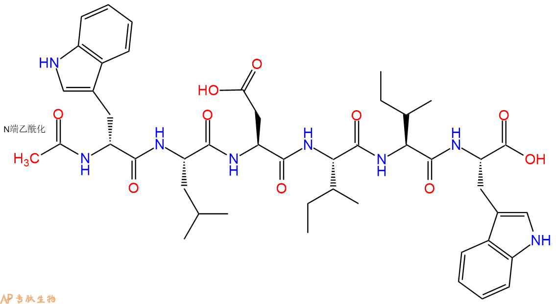 专肽生物产品Ac-[DTrp16]-Endothelin-1(16-21), human143037-33-6