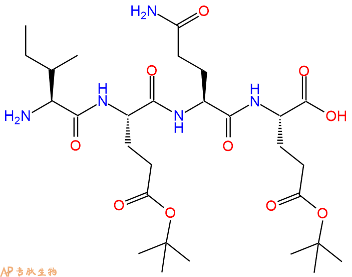 专肽生物产品四肽Ile-Glu(OtBu)-Gln-Glu(OtBu)110484-45-2