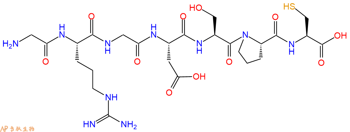 专肽生物产品七肽GRGDSPC91575-26-7