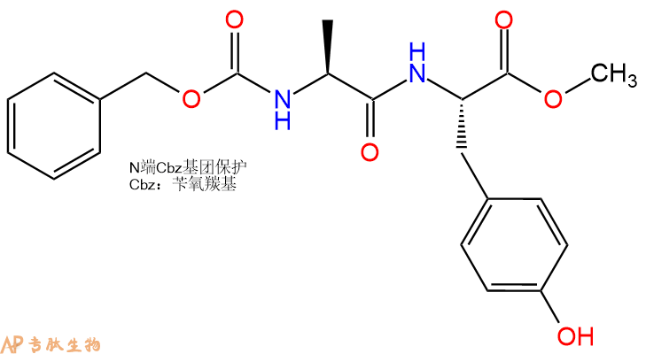 专肽生物产品二肽Cbz-Ala-Tyr-甲酯化17554-28-8