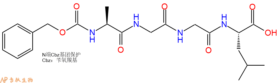 专肽生物产品四肽Cbz-Ala-Gly-Gly-Leu50300-86-2